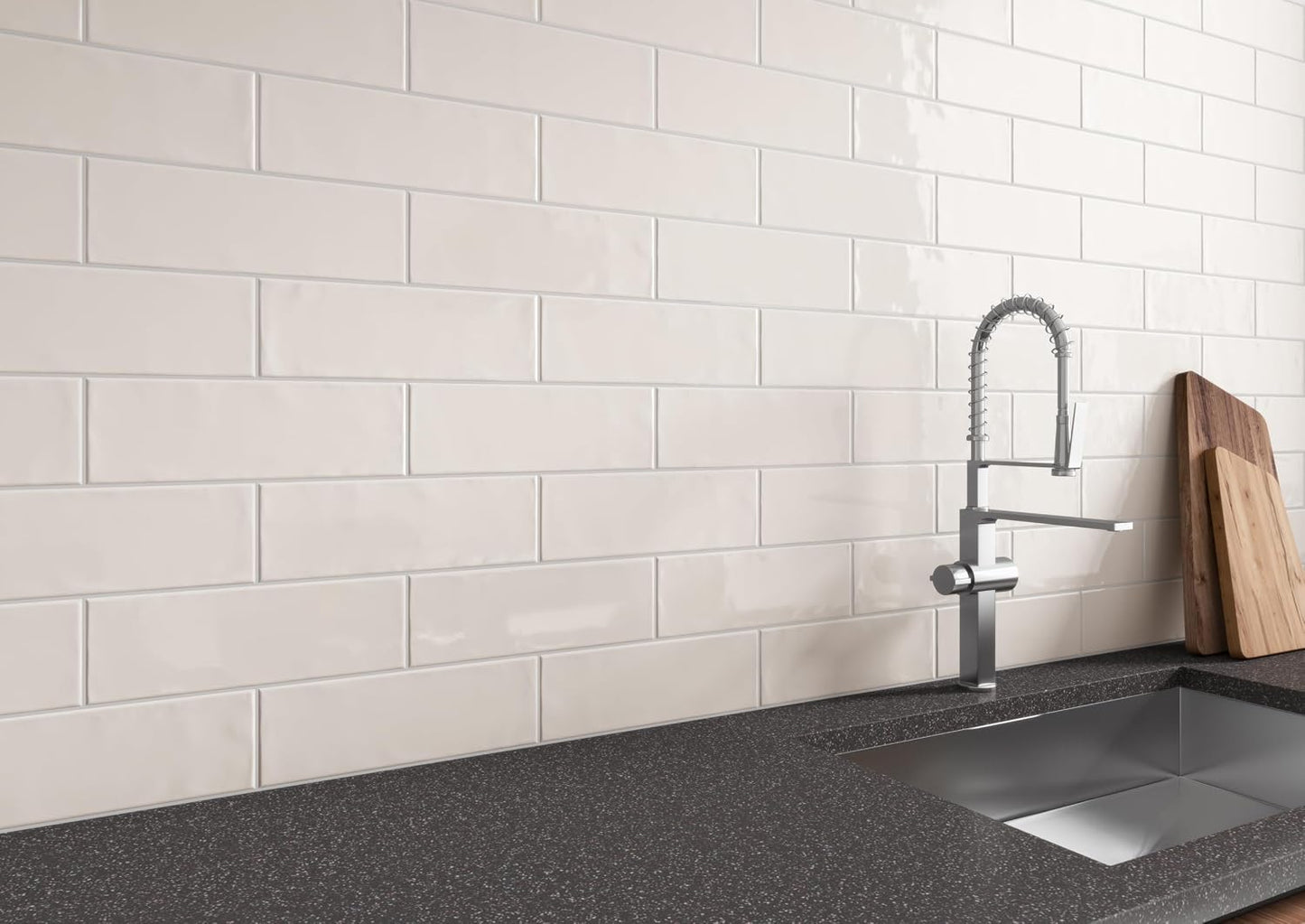 Azulejo pared metro 4x12pulg baño cocina ducha