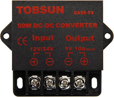 Convertidor CC 5V 10A 50W regulador de voltaje