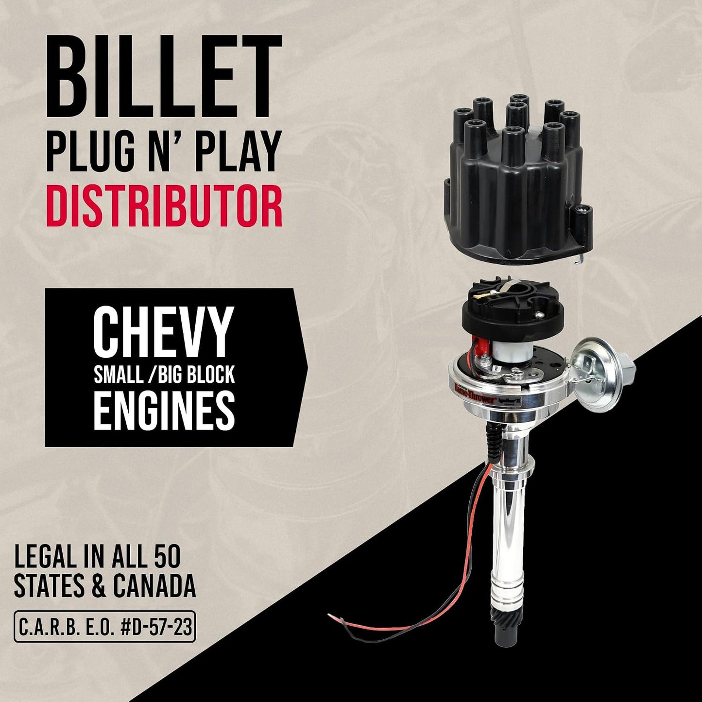 Distribuidor encendido electrónico ignitor chevy block