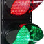 Luz LED parada señal tráfico rojo/verde IP65 200mm