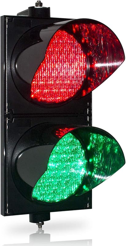 Luz LED parada señal tráfico rojo/verde IP65 200mm