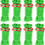 8 Pzas cuerdas tienda 4mm tensor aluminio color verde