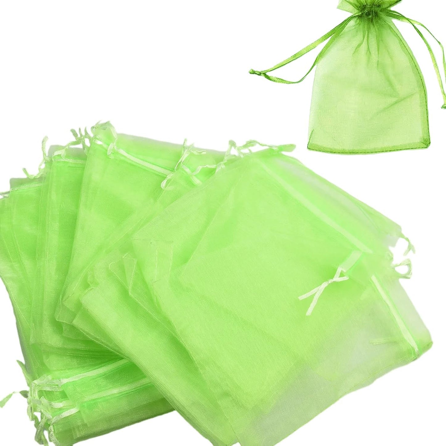 30 Bolsas Malla Frutas 3.9x5.9pulg Reutilizables Jardín