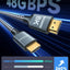 Cable HDMI 8K 30pies 48Gbps soporta HDR 4K 120Hz