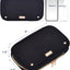 Joyero viaje organiz. collares aretes anillos negro