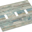 Panel madera interruptor luz triple pared decorativa