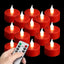 Velas LED té sin llama control remoto para hogar Halloween