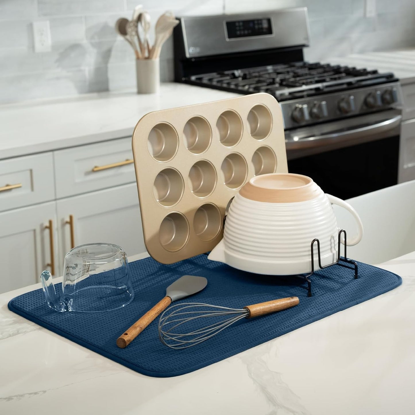 Tapete secado platos microfibra 18x24pulg cocina
