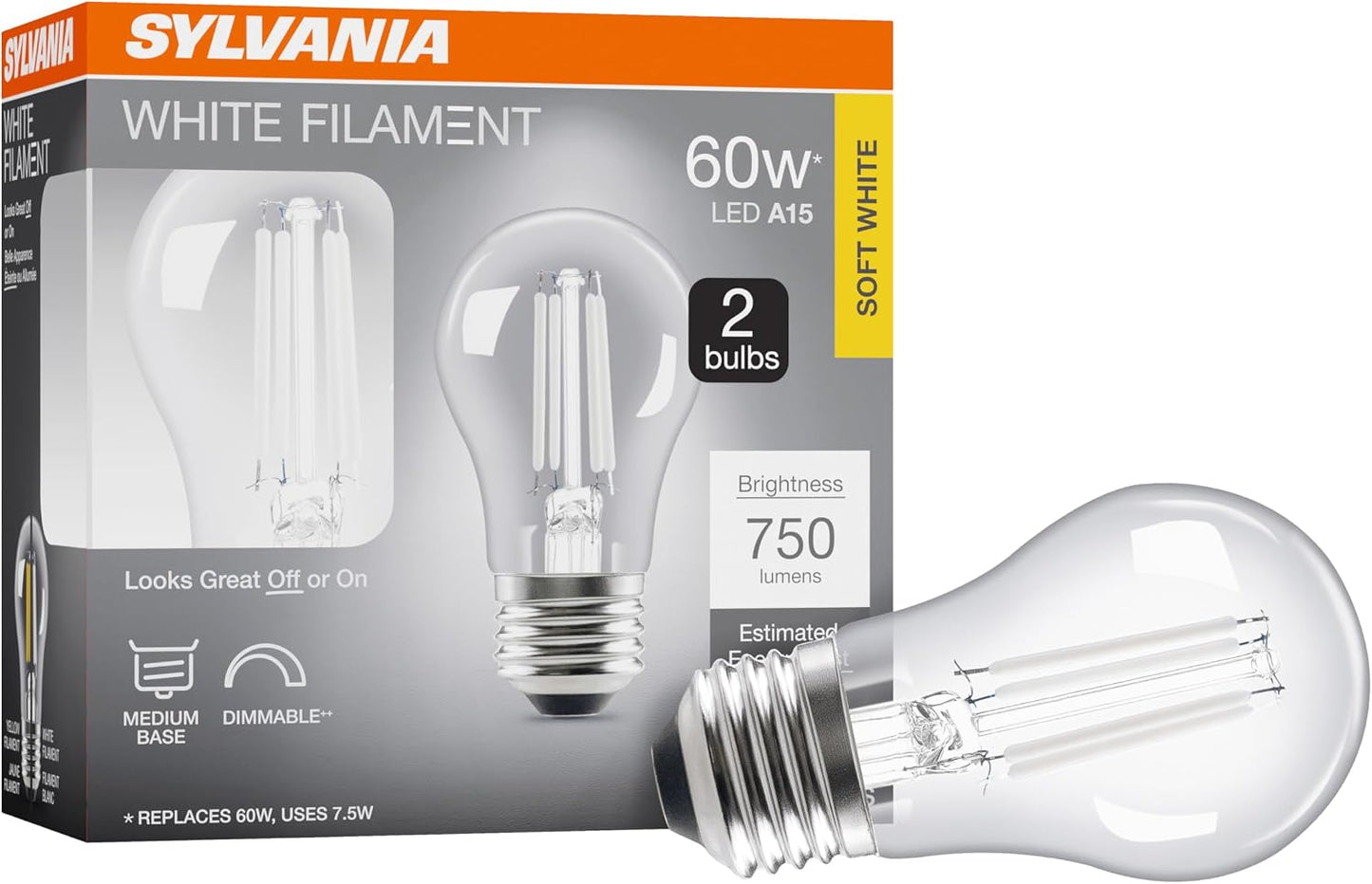 Bombilla LED filamento A15 2700K para nevera y ventilador
