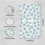 Toallas cocina hortensias azules 14x23" hogar