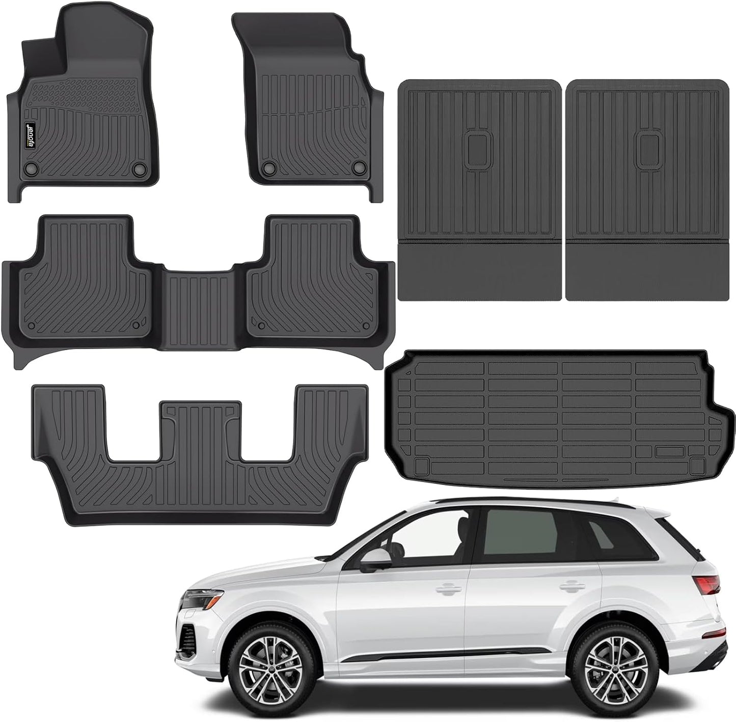 Alfombrillas Audi Q7/SQ7 2017-26 7 asientos todo clima