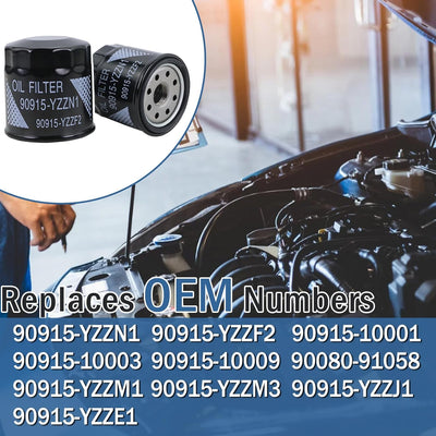 Filtros aceite motor comp Toyota RAV4 Camry 12 Pzas