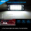 Luz LED matrícula Ford Mustang 2015-23 6000K blanco 2uds