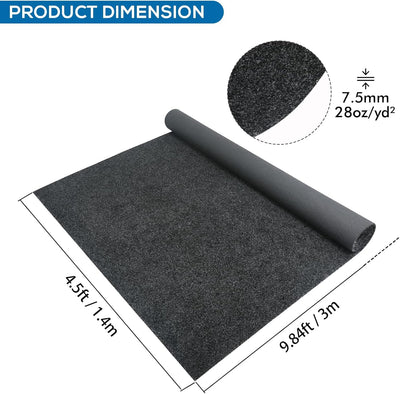 Alfombra marina resistente 9.8x4.5ft 0.3pulg antideslizante