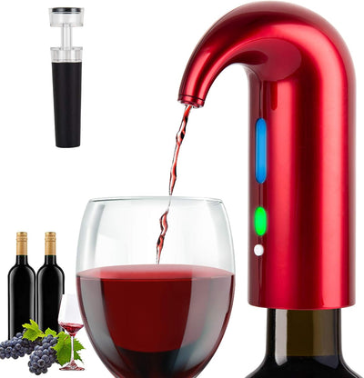 Aireador de vino eléctrico con bomba de vacío