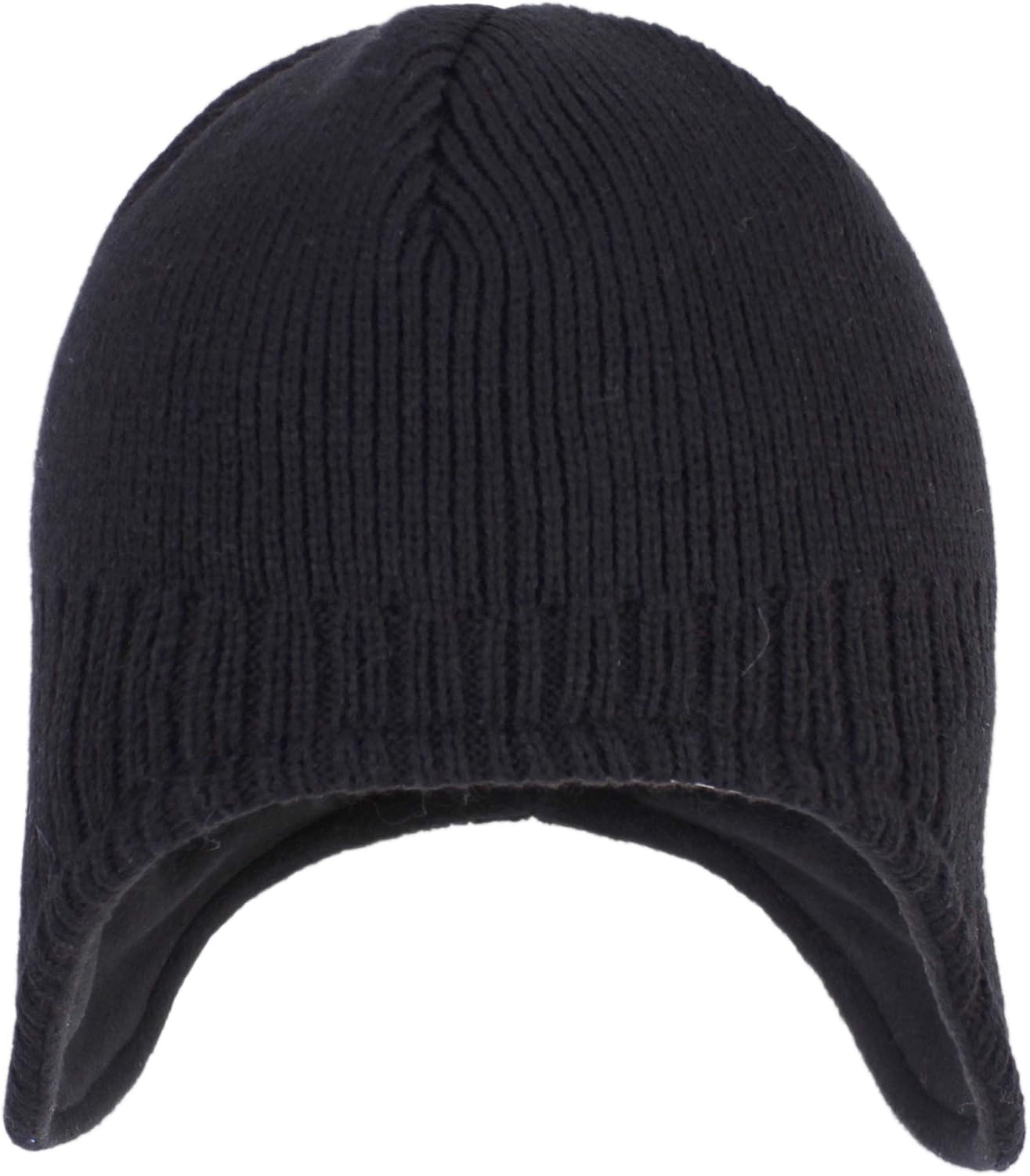 Gorro invierno punto con forro vellón hombre