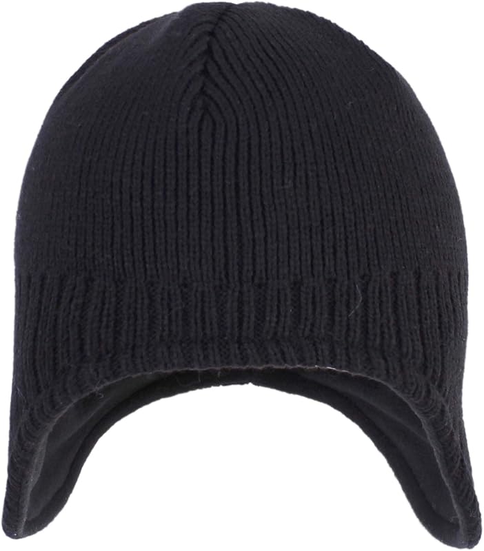 Gorro invierno punto con forro vellón hombre