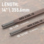 Electrodos acero inox E308L-16 14x3/32 5lb