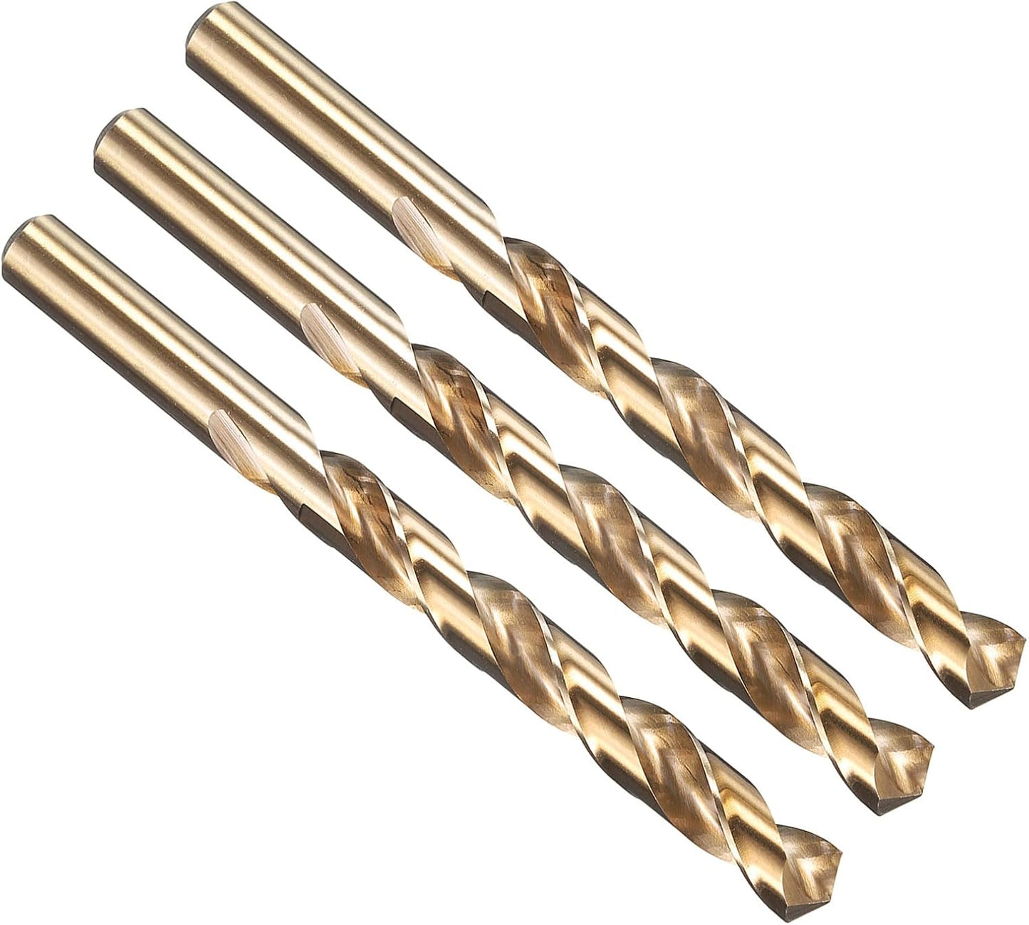 Broca Jobber M35 27/64pulg acero inox 135° dorado set 3