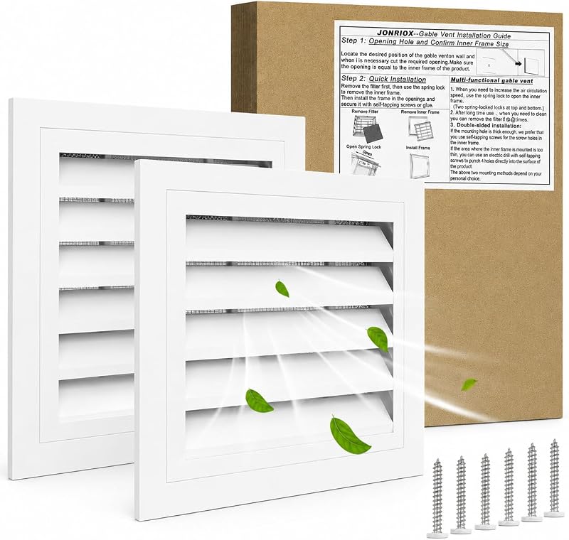 Rejilla ventilación pared aluminio 12x12 con colador