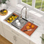 Fregadero cocina acero inox DC-T1120 91cm