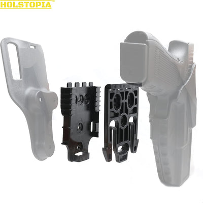 Kit bloqueo rápido QLS con horquilla y placa receptora