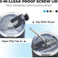 8 Tazas Café 12oz Acero Inox Aisladas Reutiliz.