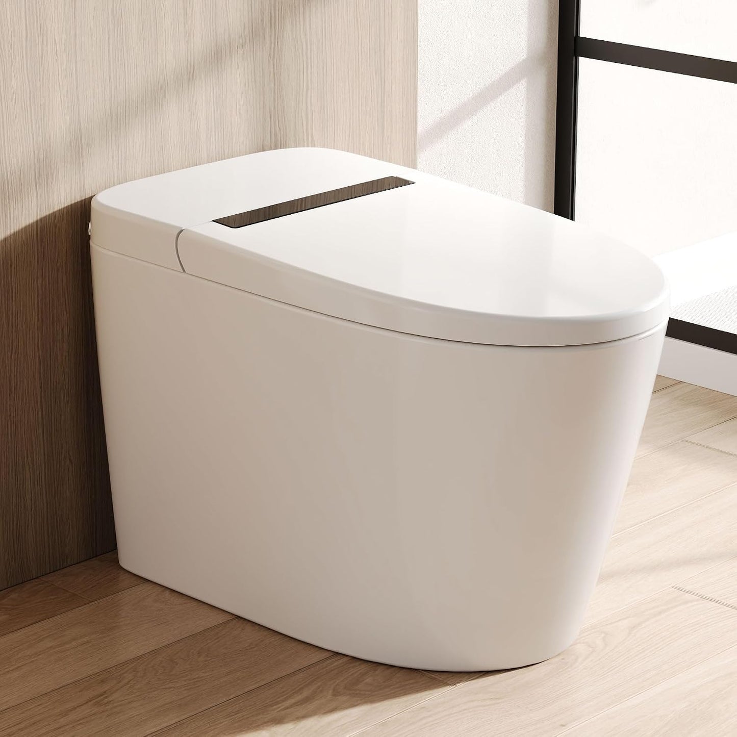 Inodoro inteligente asiento calefactado descarga automática