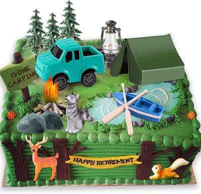 16 Decoraciones Tartas Campamento Bosque Niños