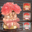 Lámpara mesa cristal inalámbrica 3 colores regalo madre