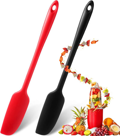 2 Espátulas Silicona Antiadherente para Frascos Batidos Licuadoras