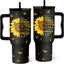 Vaso positivo girasol 40oz para mujer regalo Navidad