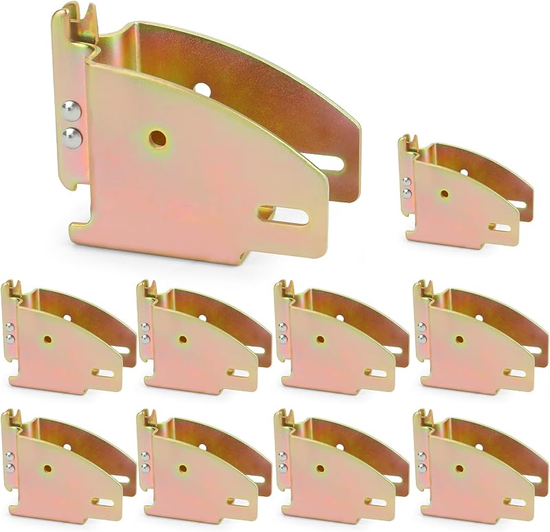 10 Pack Soportes E-Track Viga Madera 2x4-2x6 Camión Remolque