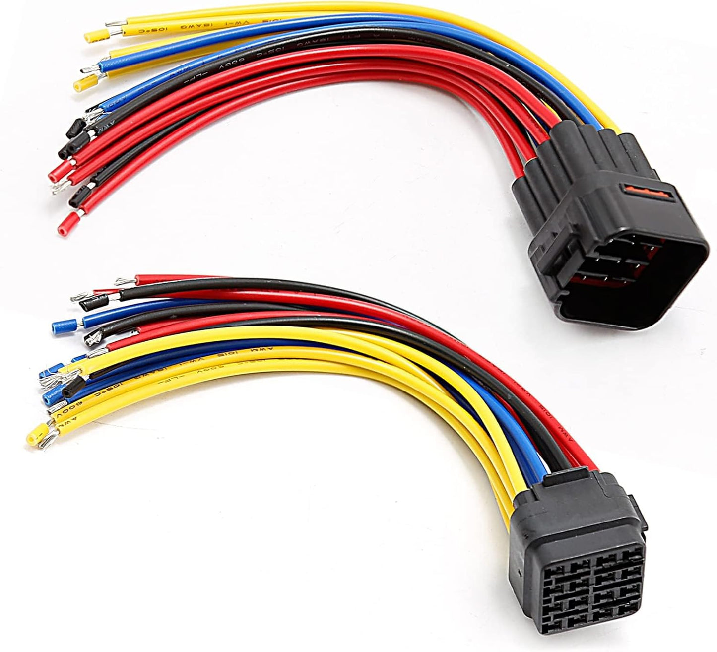 Conector eléctrico 16 pines enchufe macho y hembra 6pulg universal