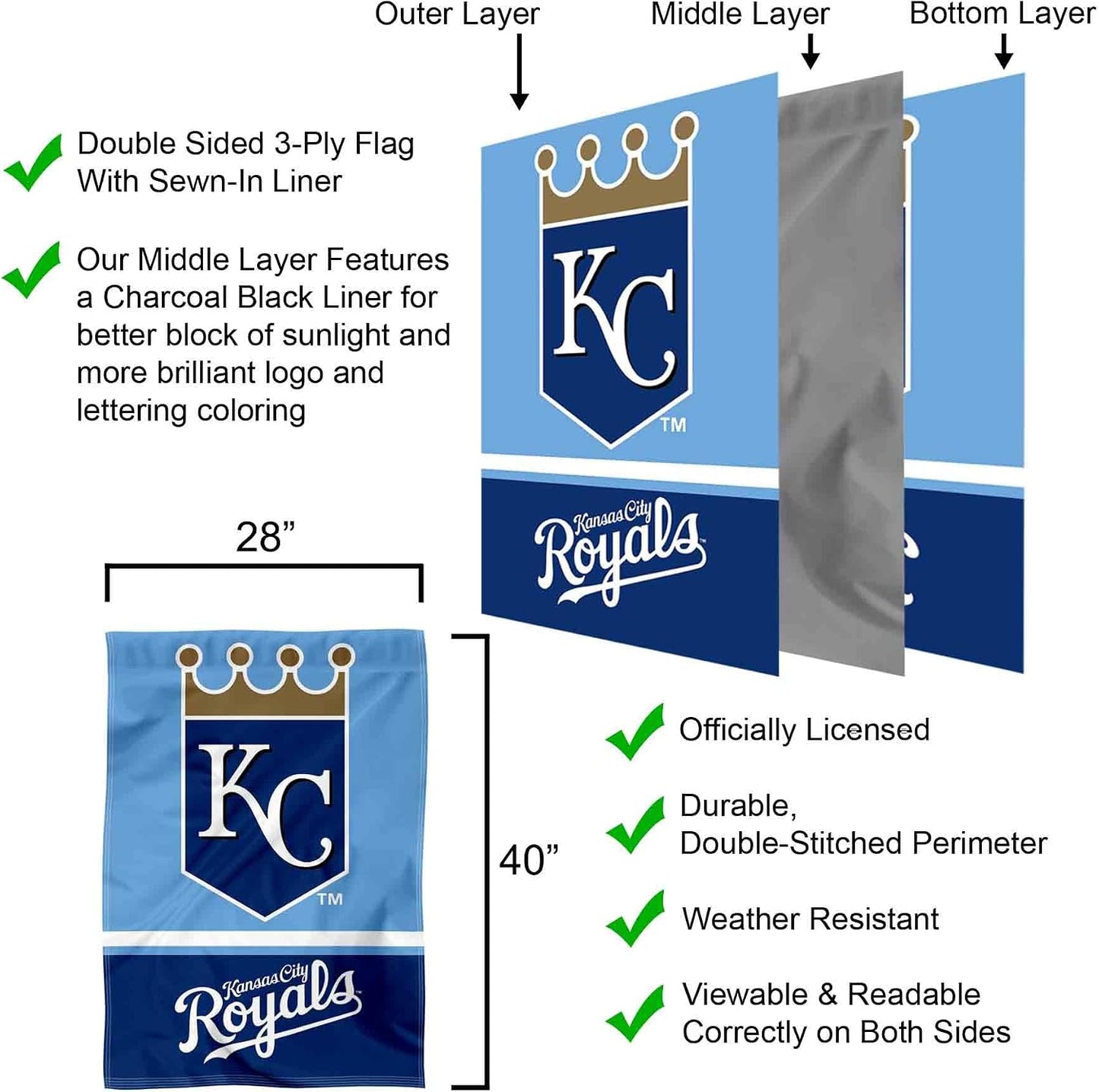 Bandera casa dos caras KC Royals
