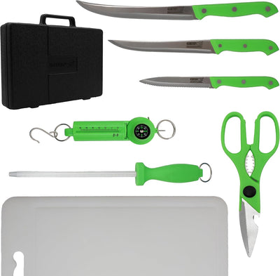 Kit 8 Pzas Herramientas Vestir Pescador Caza