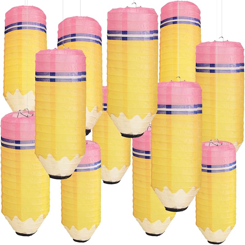 12 Linternas Papel Colgantes Decoración Aula Jardín Infantes