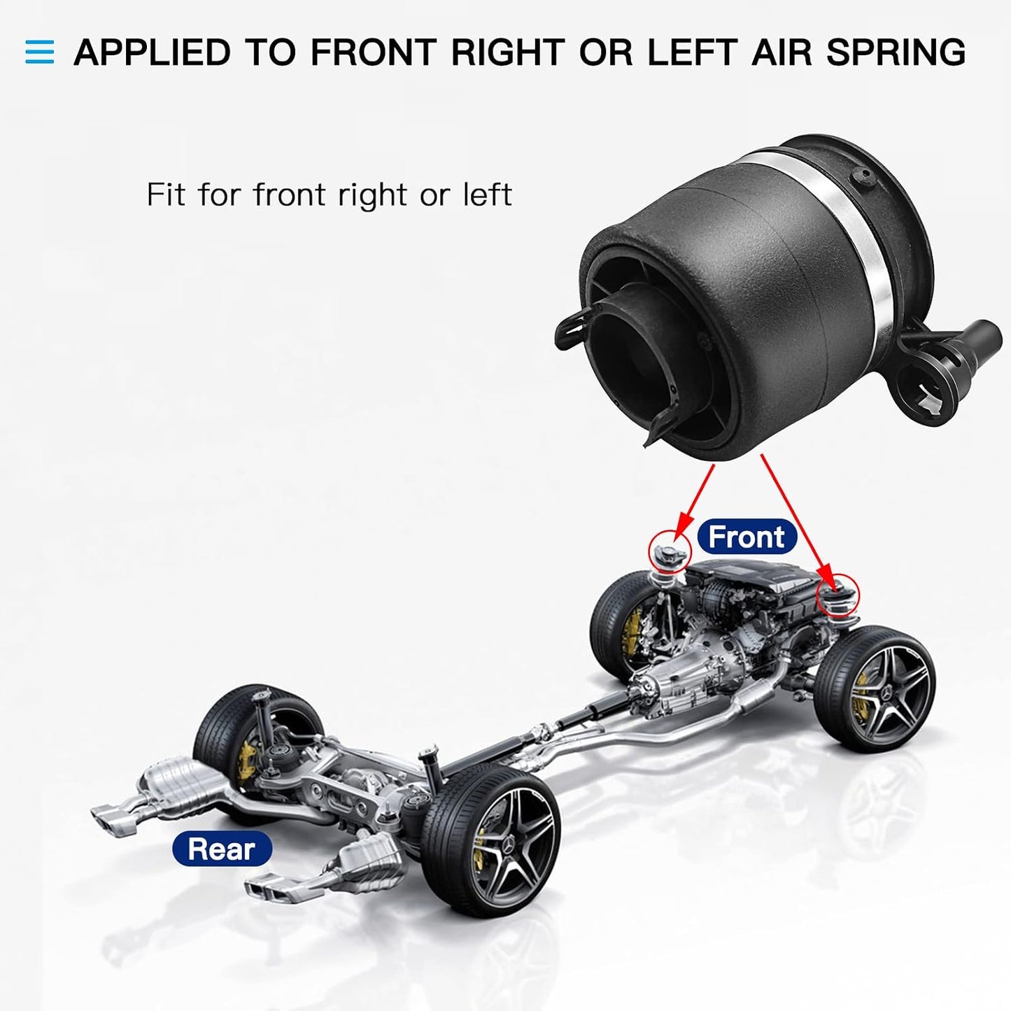 Muelles delanteros de aire comp Lincoln Navigator Ford