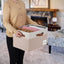 Cajas almacenamiento resistentes con tapas y asas