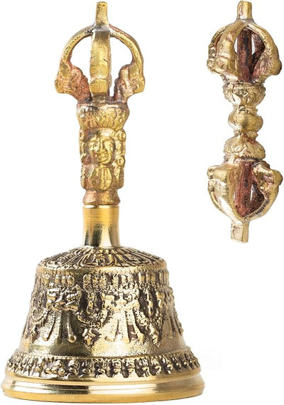 Campana Tibetana Bajra 4pulg Meditación Budista
