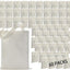 60 Bolsas Lona Reutilizables 14x16pulg para Manualidades