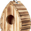 Casa colibrí madera natural para pájaros 5.9"