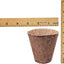Macetas fibra coco 3pulg pack 12 tazas semillas biodegradables