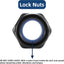 Tuercas bloqueo hex 100 und acero inox 304 negro