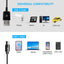 Cable divisor USB tipo C 3 en 1 4.9pies 3 USB C negro