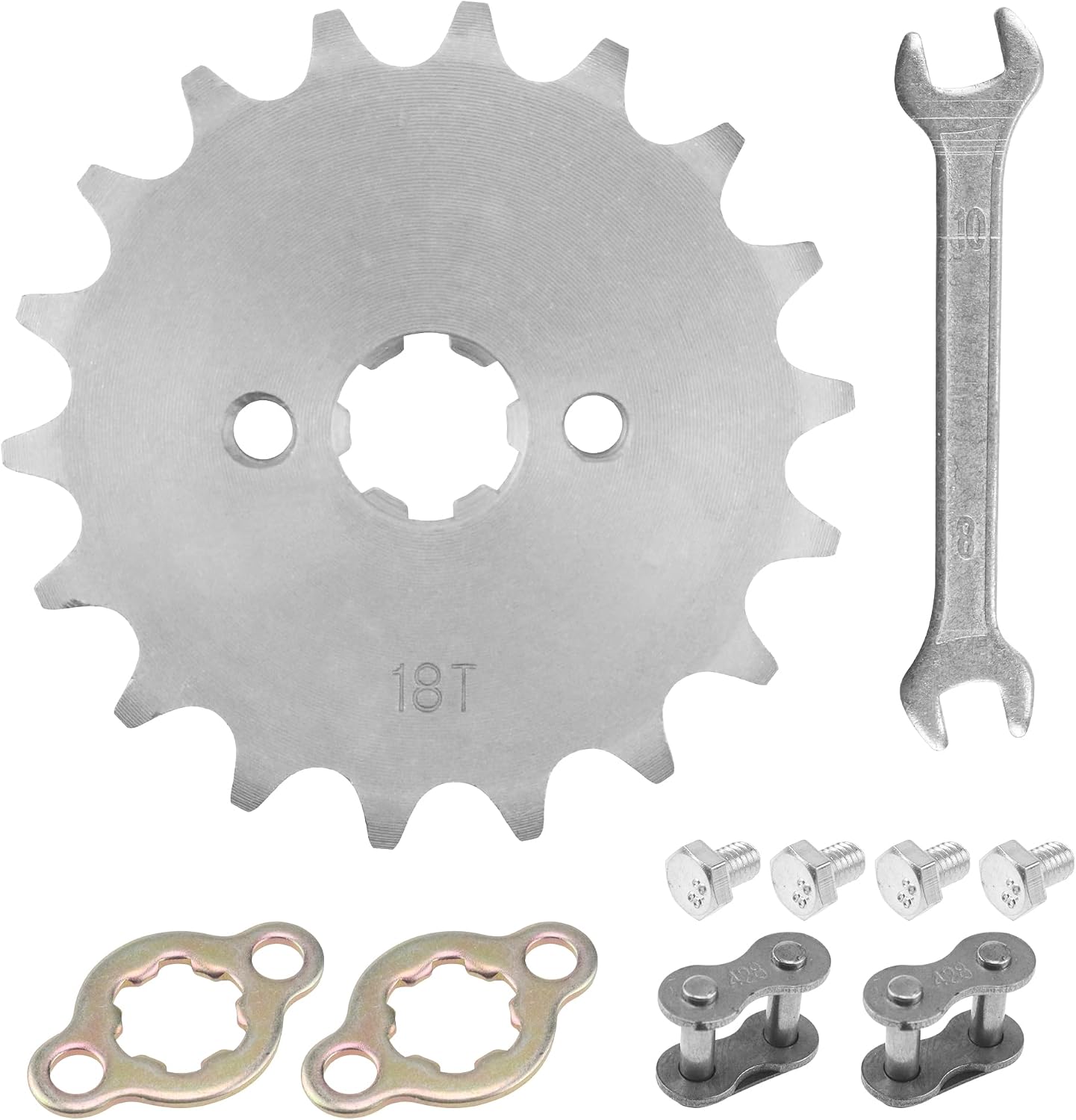 Piñón motor 18T para motocicleta 50-125cc