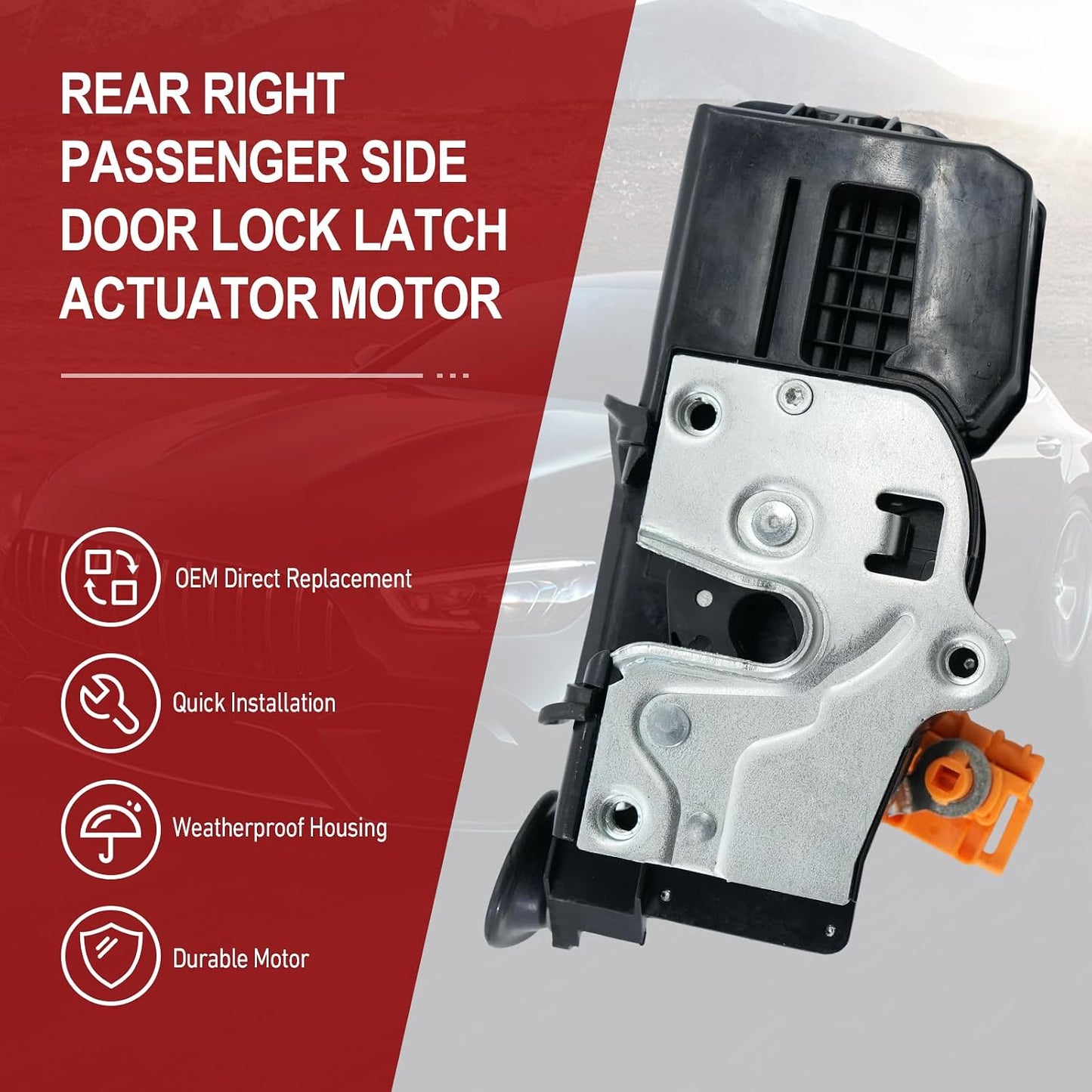 Actuador pestillo puerta trasera derecha Chevy 07-09