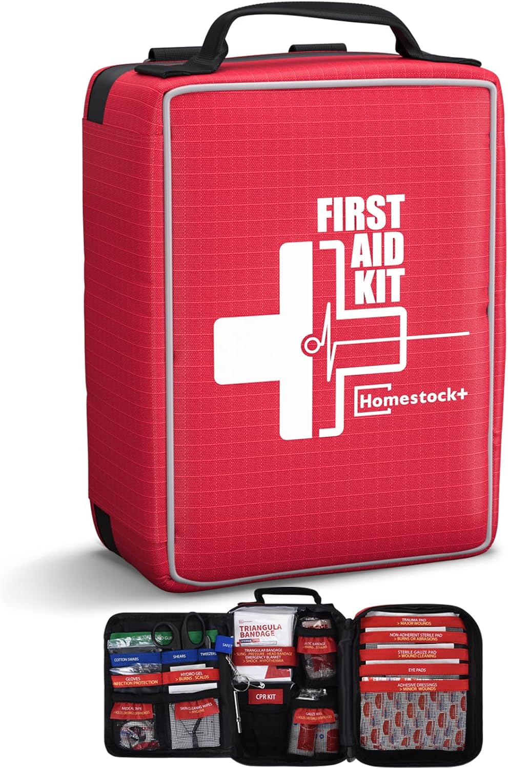 Kit primeros auxilios Molle 216 con compartimentos