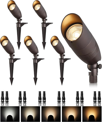 Focos LED 7W 12V IP65 impermeable para jardín y patio