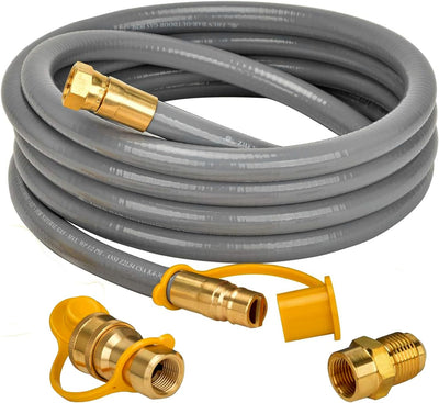 Manguera gas natural 12ft 1/2pulg con adaptador 3/8